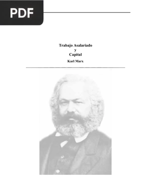 Trabajo asalariado y capital
