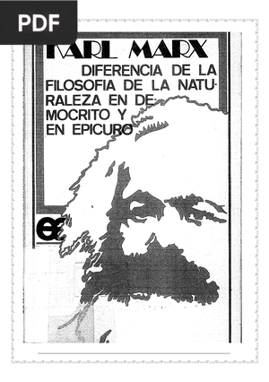 Diferencia entre la filosofía de la naturaleza de Demócrito y la de Epicuro