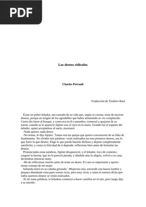 Los deseos ridículos