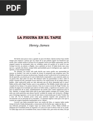 La figura en el tapiz