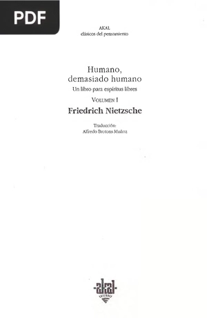 Humano, demasiado humano