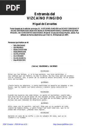 El vizcaíno fingido