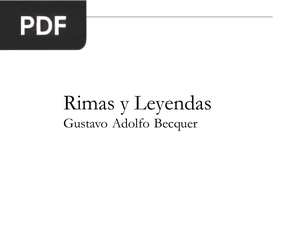 Rimas y Leyendas
