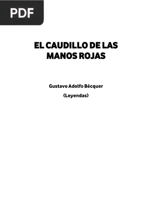 El caudillo de las manos rojas