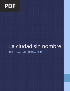 La ciudad sin nombre