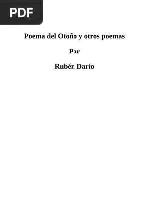 Poema del otoño