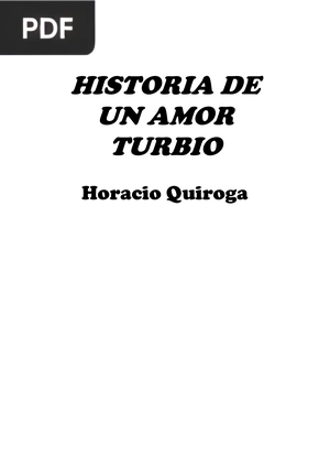 Historia de un amor turbio