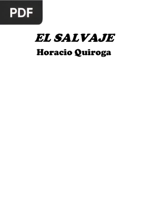 El salvaje