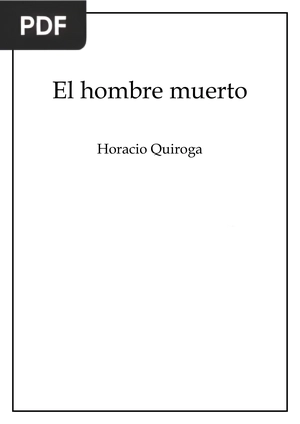 El hombre muerto