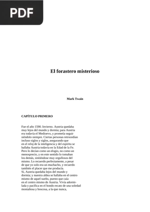 El forastero misterioso