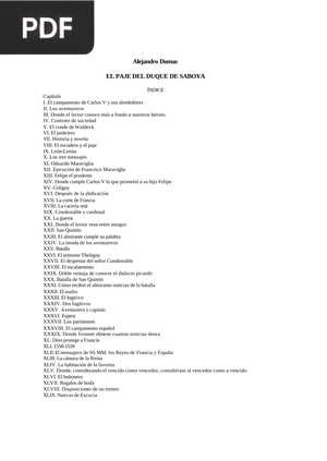 El Paje del Duque de Saboya