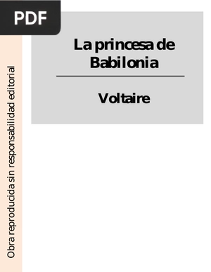 La princesa de Babilonia