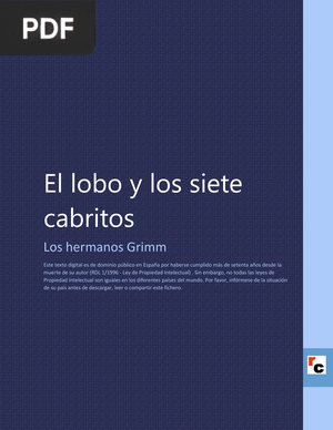 El lobo y la siete cabritillas