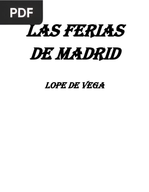 Las ferias de Madrid