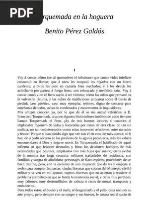 Torquemada en la hoguera