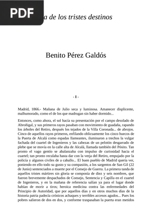La de los tristes destinos