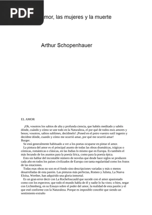El amor, las mujeres y la muerte