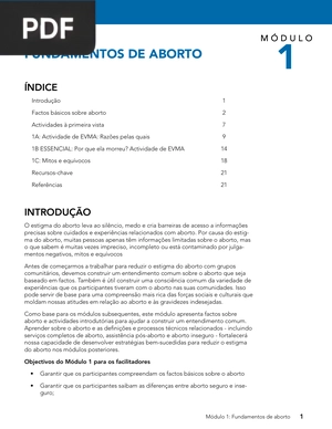 Fundamentos do aborto (Portugués)
