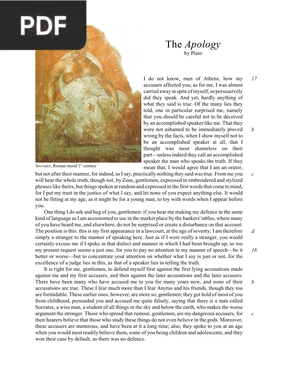 The Apology (Inglés)