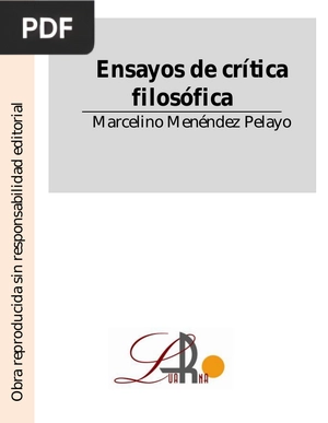 Ensayo de Crítica Filosófica