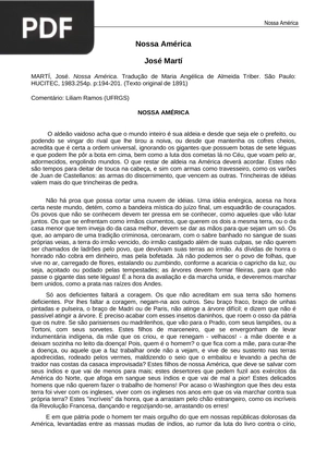 Nossa América (Portugués)