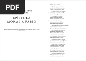 Epístola Moral a Fabio