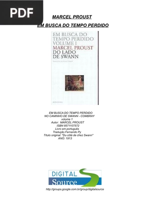 Em Busca do Tempo Perdido (Portugués)