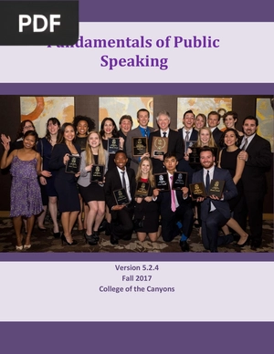 Fundamentals of Public Speaking (Inglés)