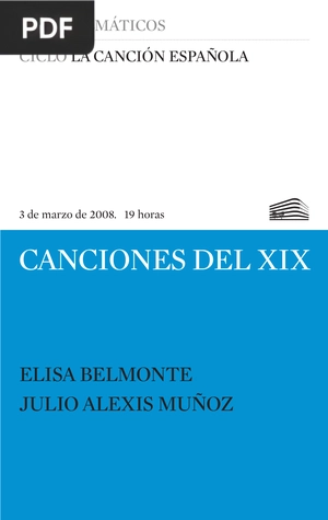 Canciones del XIX
