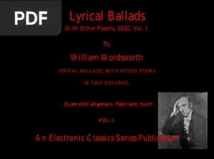 Lyrical balads (Inglés)