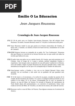 Emilio O La Educacion