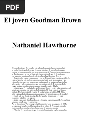 El joven Goodman Brown