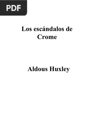 Los escándalos de Crome