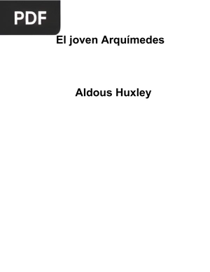El joven Arquímedes