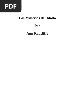 Los Misterios de Udolfo