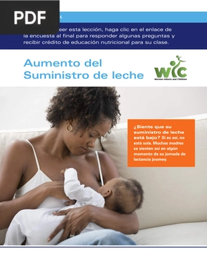 Aumento del Suministro de leche (Articulo)