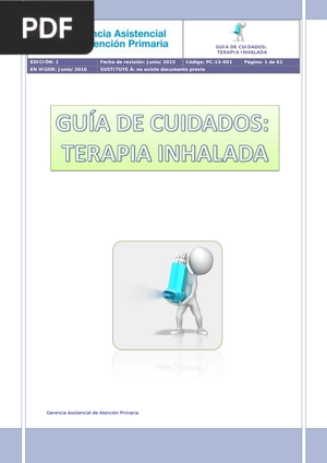 Guía Cuidados: Terapia Inhalada