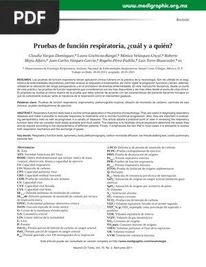 Pruebas de función respiratoria, ¿cuál y a quién?