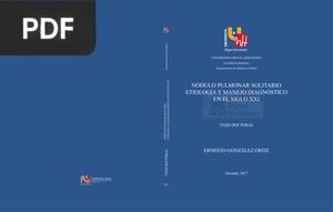 Manejo nódulo pulmonar solitario Etología y Manejo Diagnostico en el Siglo XXI