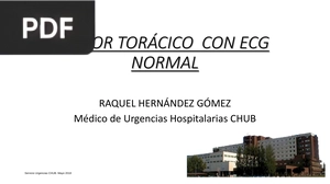 Dolor torácico con ECG normal (Presentación)