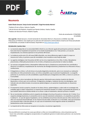Neumonía