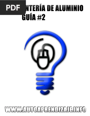 Carpintería de aluminio. Guía #2