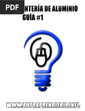 Carpintería de aluminio. Guía #1