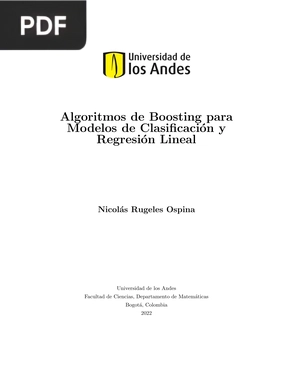 Algoritmos de Boosting para Modelos de Clasificacion y Regresion Lineal