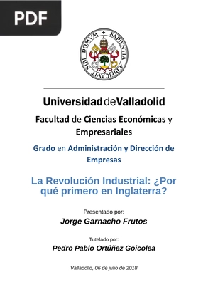 La Revolución Industrial: ¿Por qué primero en Inglaterra?