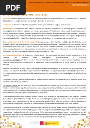 La revolución industrial (1760-1840) (Articulo)