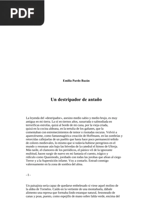 Un destripador de antaño