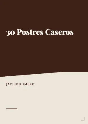 30 postres caseros