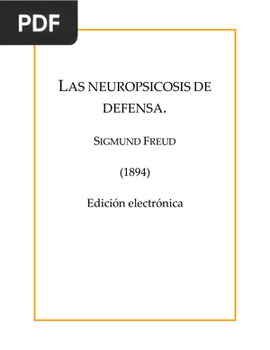 La neuropsicosis de defensa