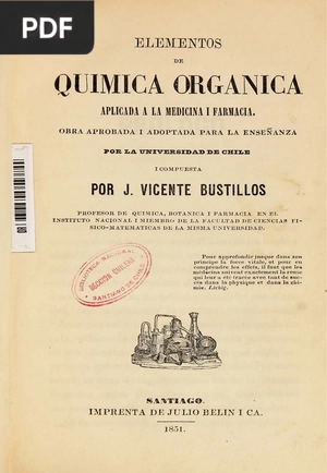 Elementos de quimica organica aplicada a la medicina y farmacia